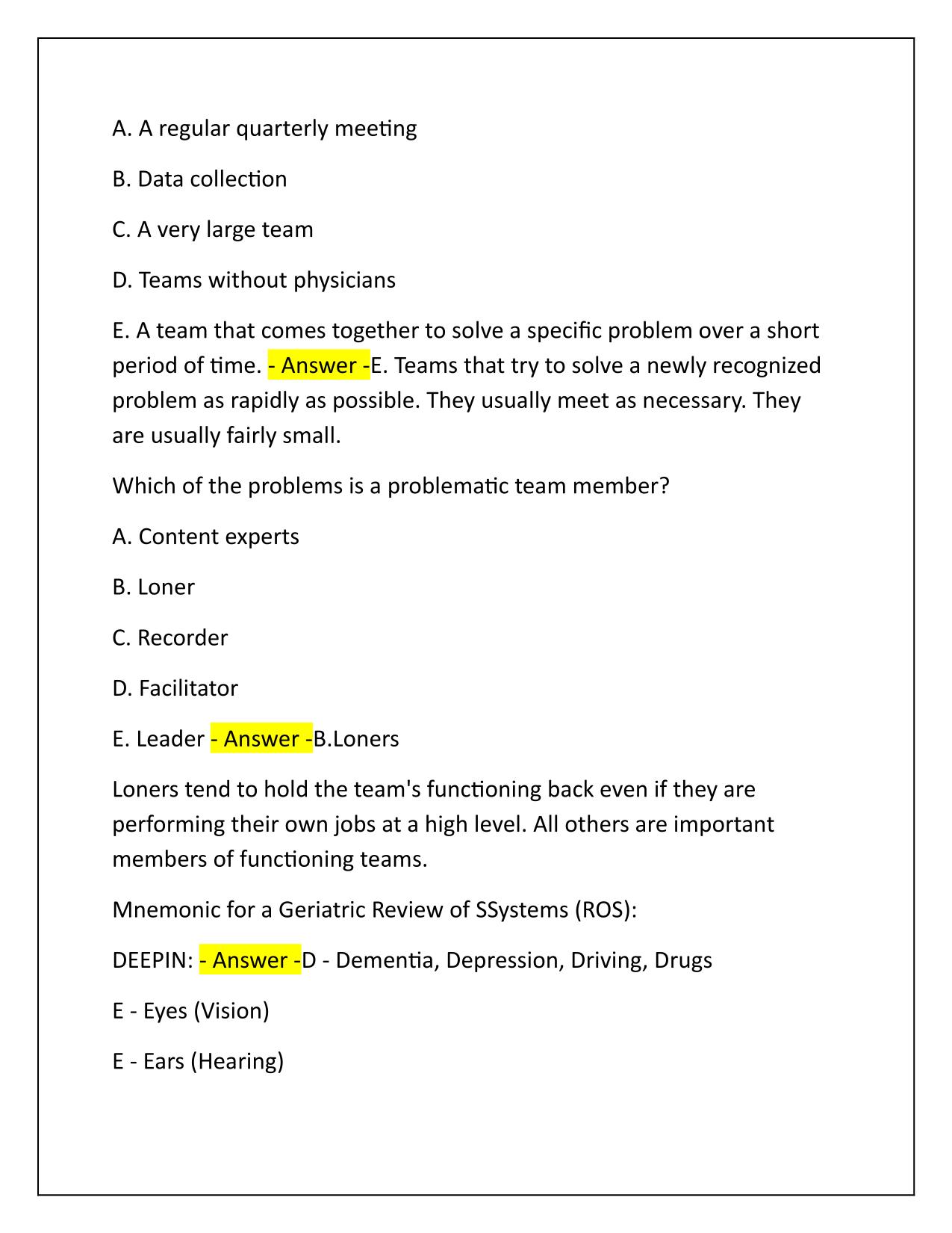 NURS 5462 Exam Q&A Latest Update 2025