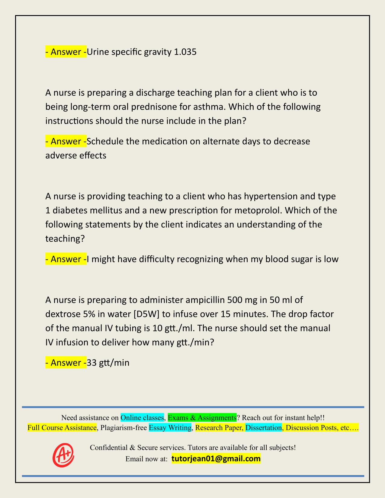 PHARM 3.0 FINAL EXAM ACTUAL 2025/2026 CORRECTLY ANSWERED