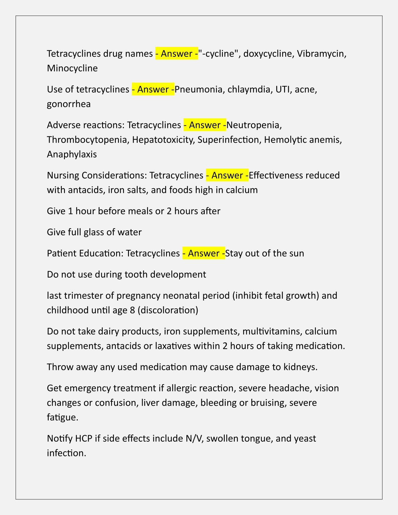 Pharmacology Test Henry Ford EXAM Q&A Latest Update