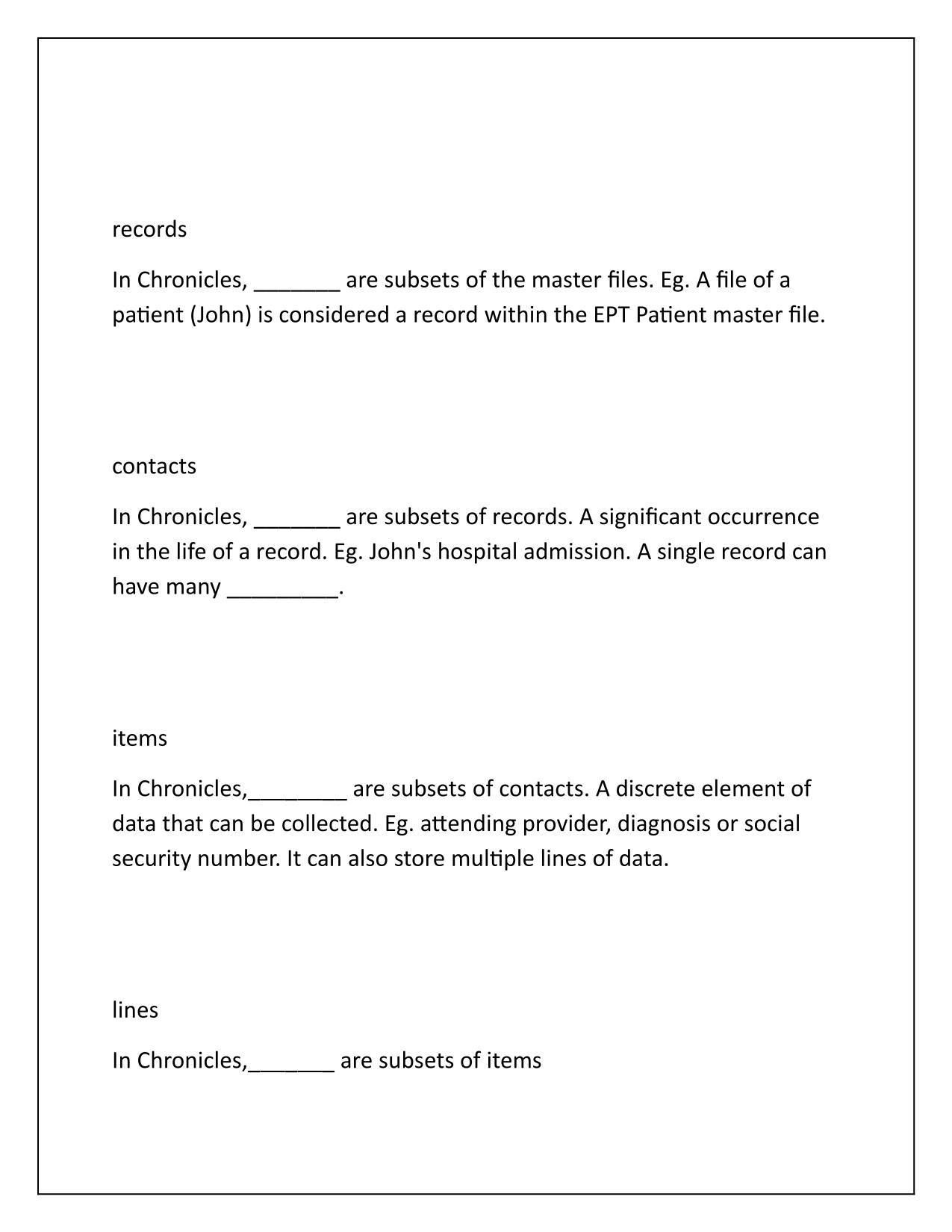 Epic Clarity Data Model training companion review Lesson 3 Q&A Latest Update