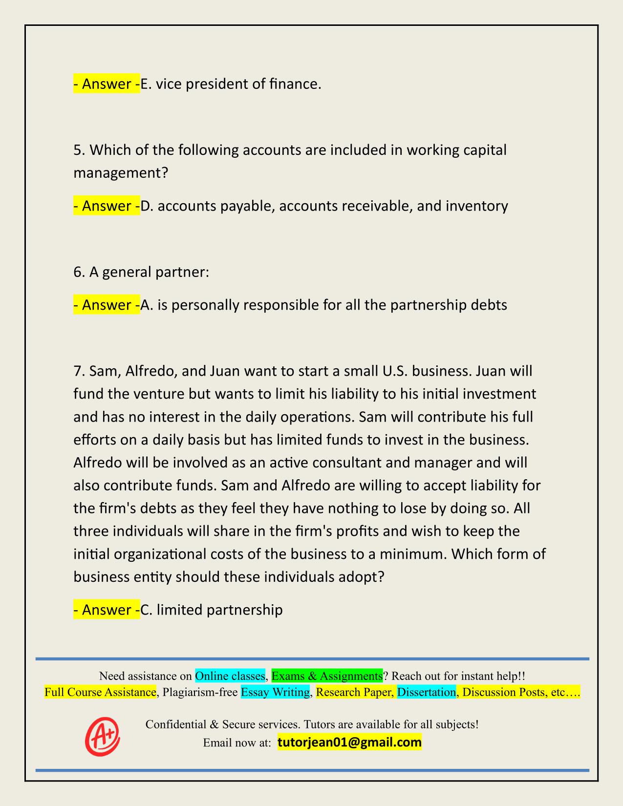 FINA 5320 MIDTERM ACTUAL 2025/2026 CORRECTLY ANSWERED
