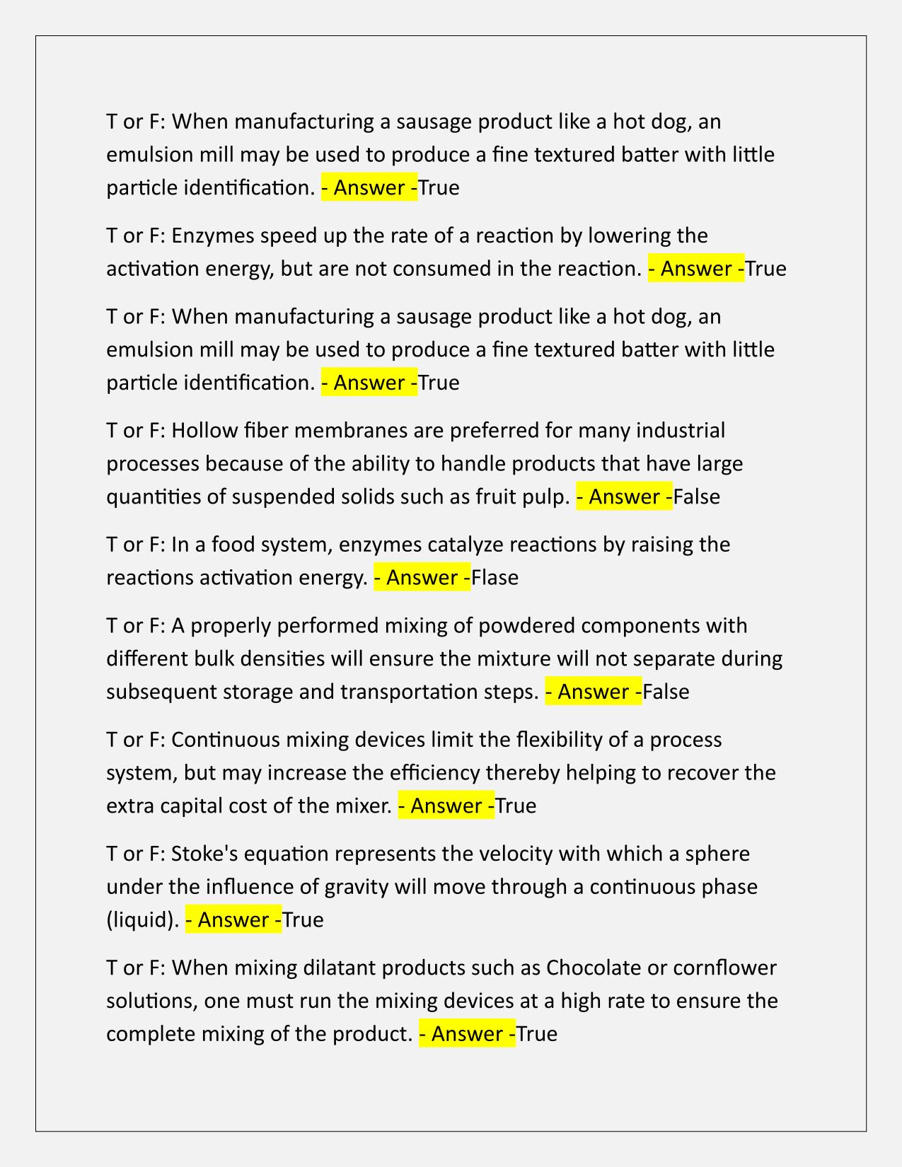 FSC 325 Exam #2 Correctly Answered Latest Update