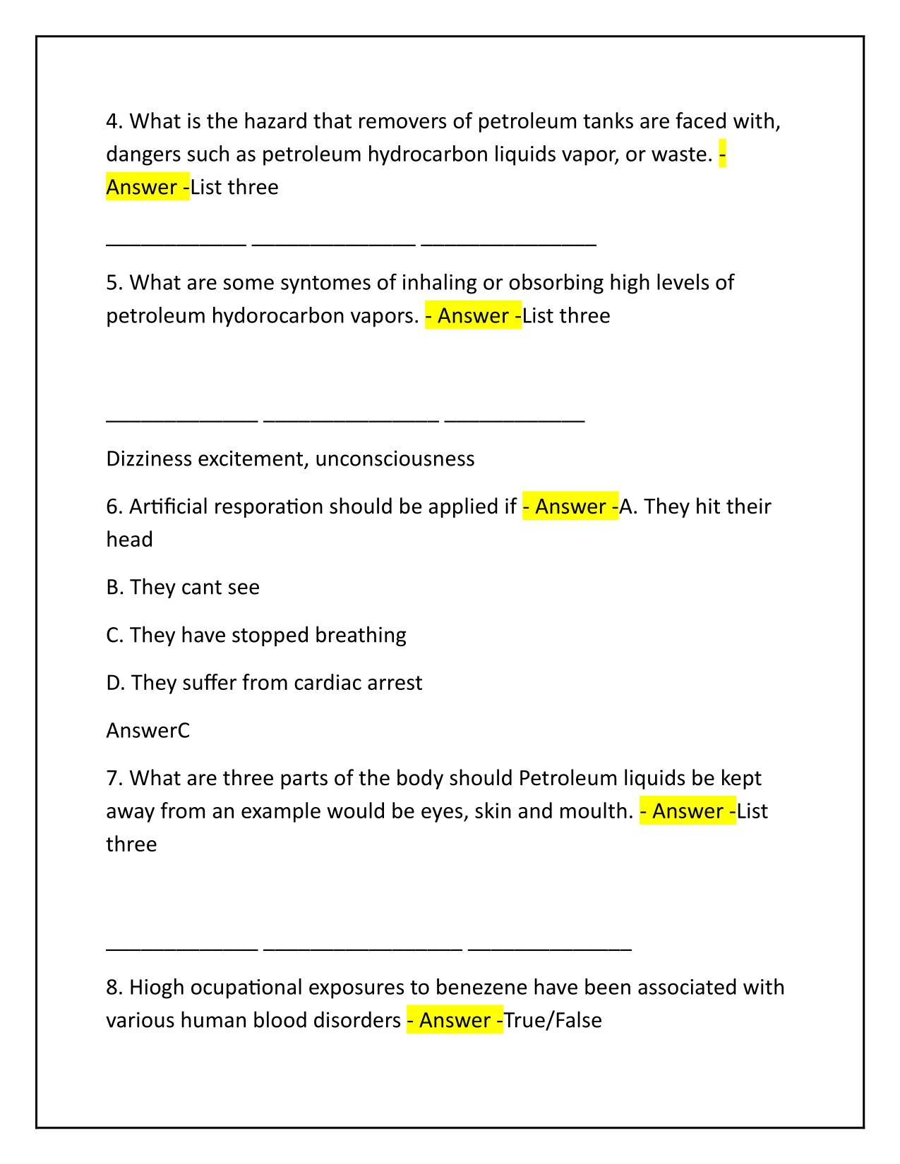 ICC U2 UST Decommissioning Exam Q&A Latest Update 100% PASS