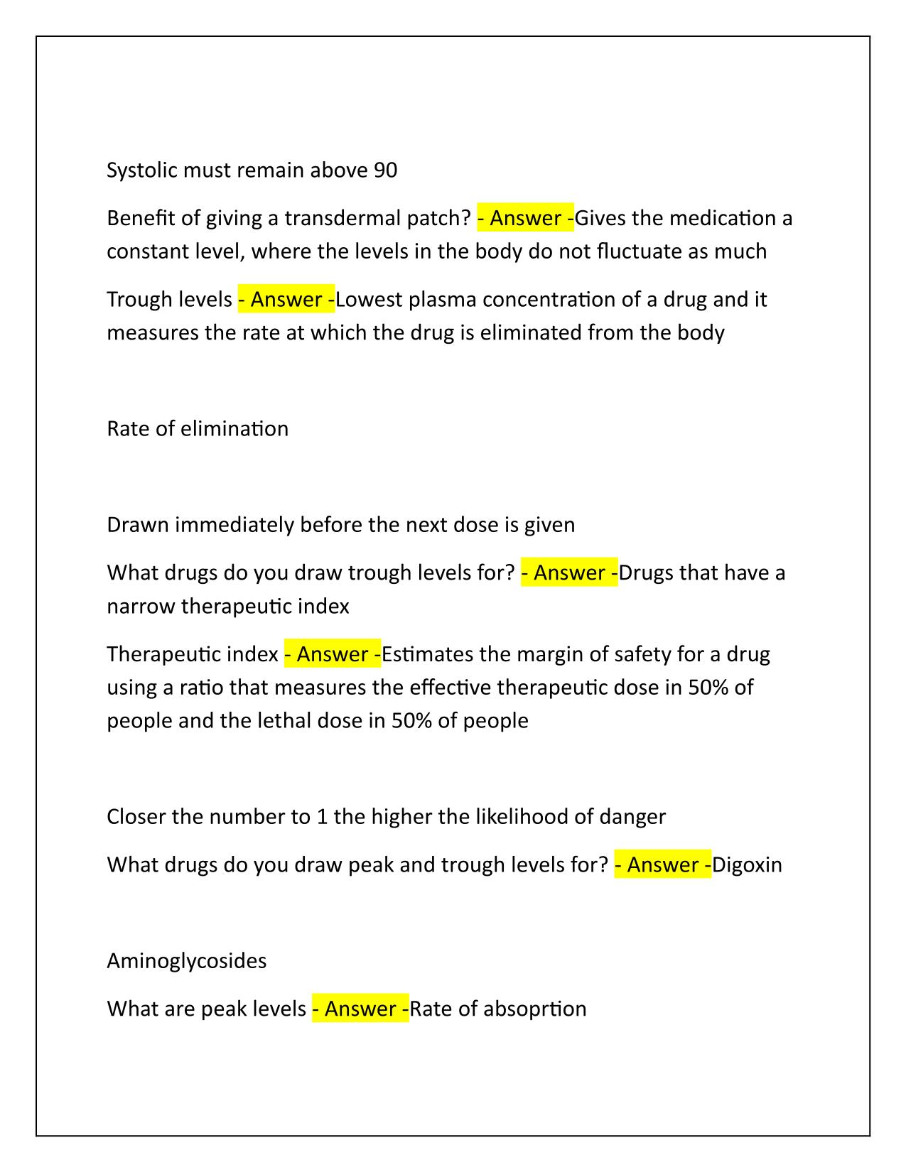 Pharmacology Final Exam Study Guide Q&A Latest Update 2025-2026