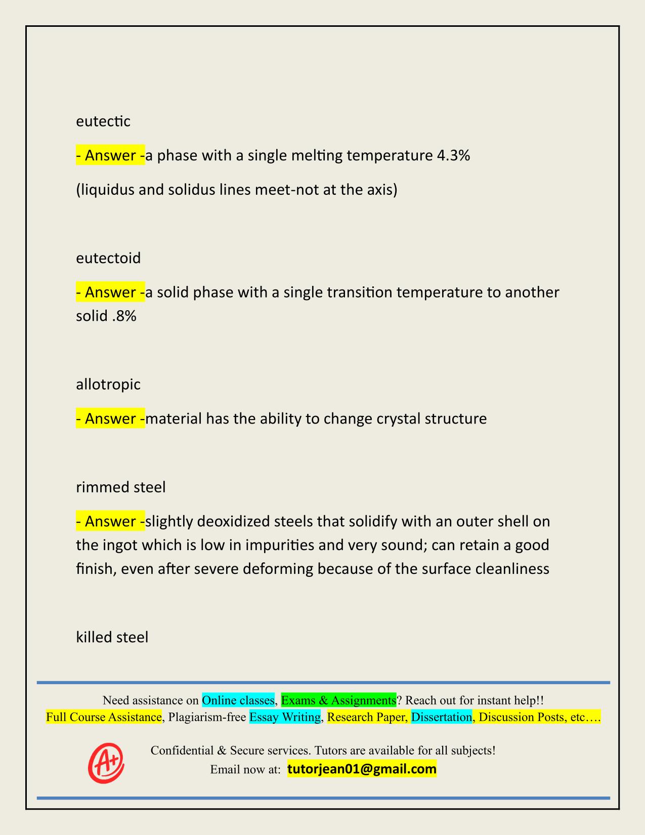 MMET 207 FINAL EXAM ACTUAL 2025/2026 VERIFIED UPDATE
