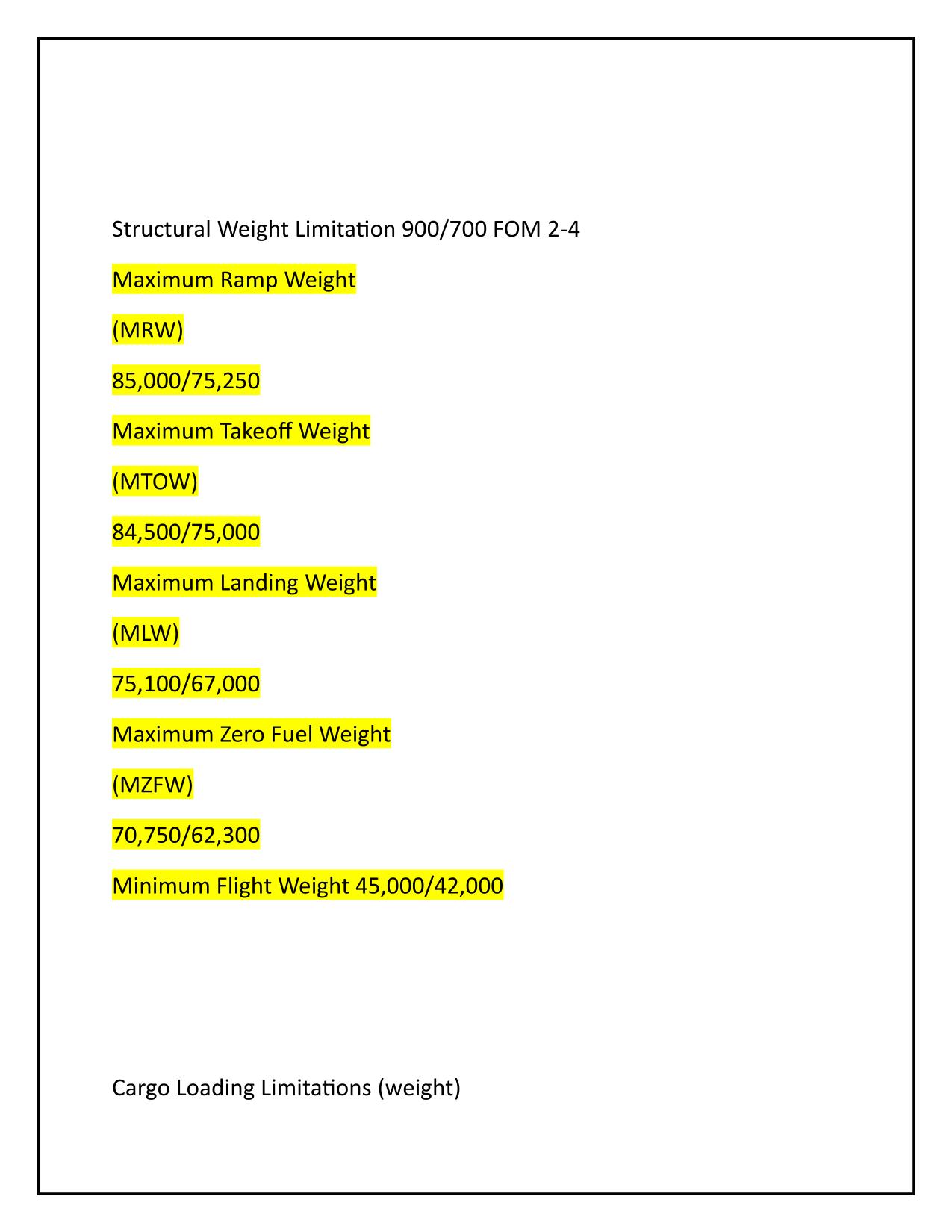 Endeavor CRJ700-900 Limitations Exam, Latest with Correct Answers