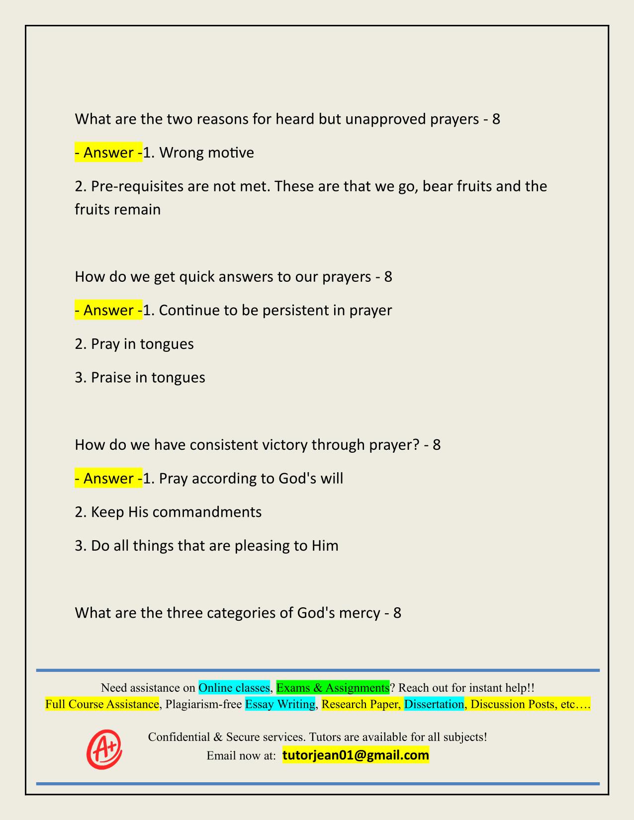 SOD YEAR 7, 8 AND EXAM ACTUAL 2025/2026 QUESTIONS AND 100% CORRECT ANSWERS