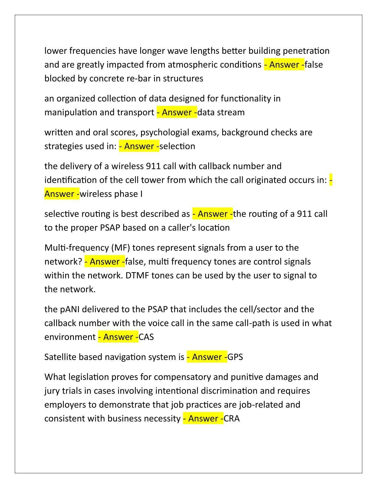 ENP practice test Q&A Latest Update