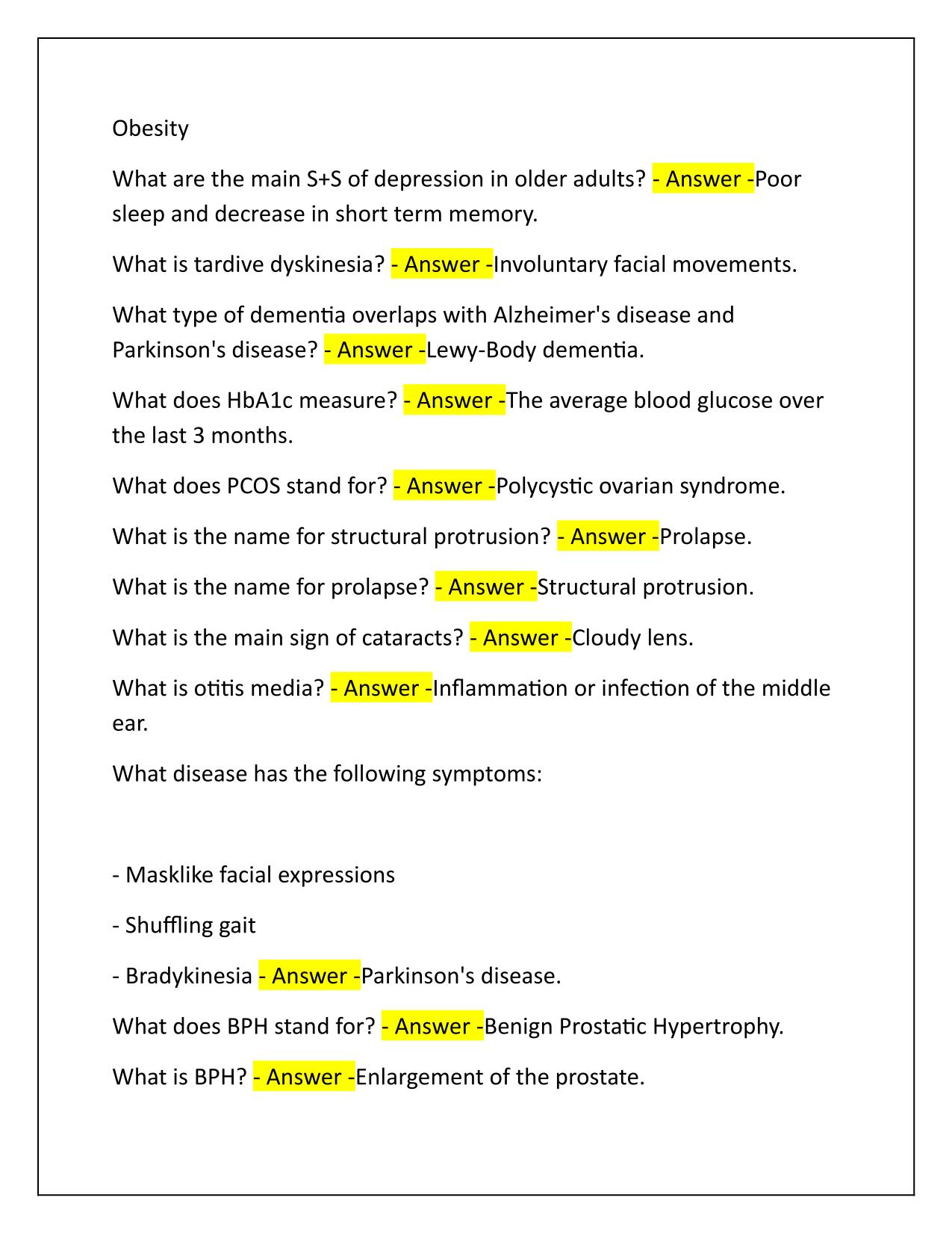 PN 2003 FINAL Questions and Verified Answers Latest