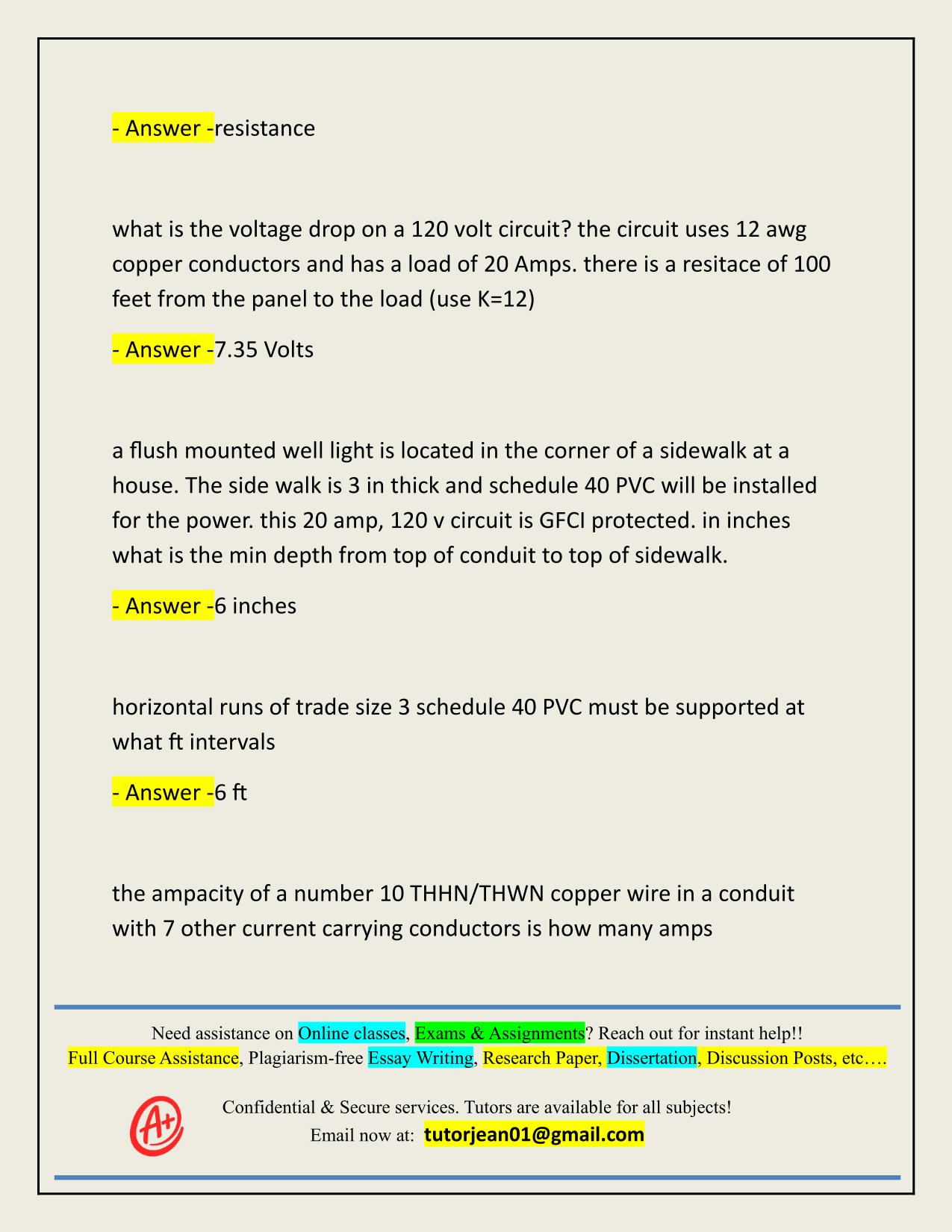 2025/2026 IEC ELECTRICAL FINAL EXAM STUDY GUIDE ACTUAL LATEST UPDATE