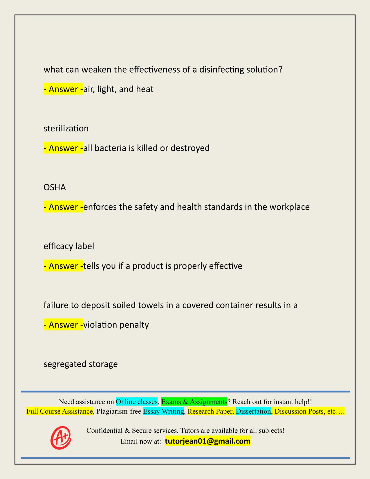 OREGON STATE BOARD PRACTICE EXAM: LAWS & RULES ACTUAL 2025/2026 QUESTIONS AND 100% CORRECT ANSWERS
