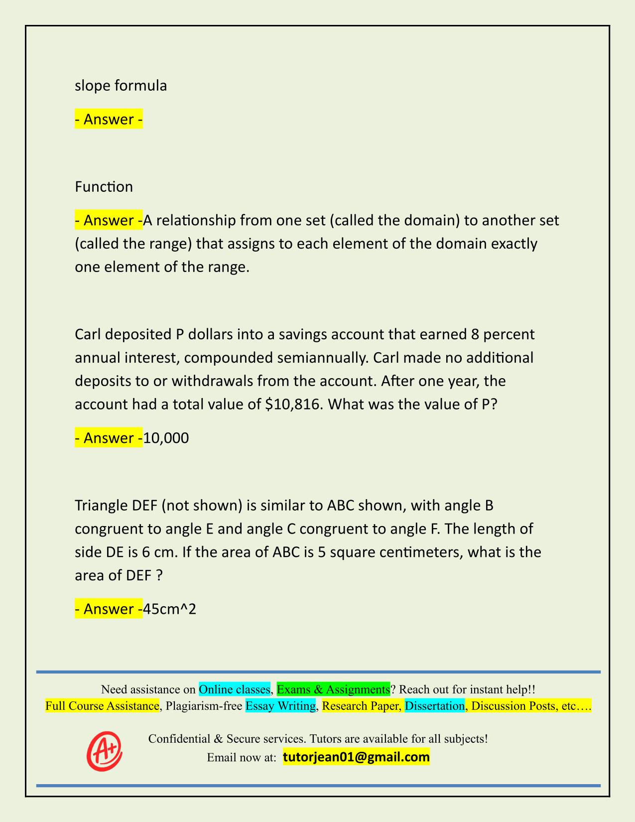 COMPREHENSIVE CLEP COLLEGE MATH FINAL EXAM ACTUAL 2025/2026 QUESTIONS AND 100% CORRECT ANSWERS