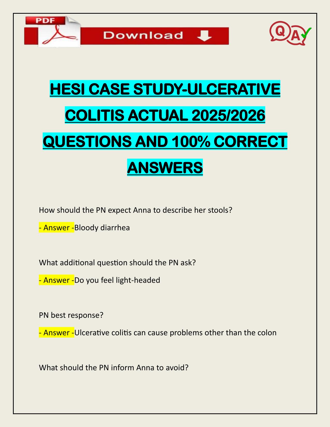 PACKAGE DEAL HESI CASE STUDY EXAMS ACTUAL 2025/2026