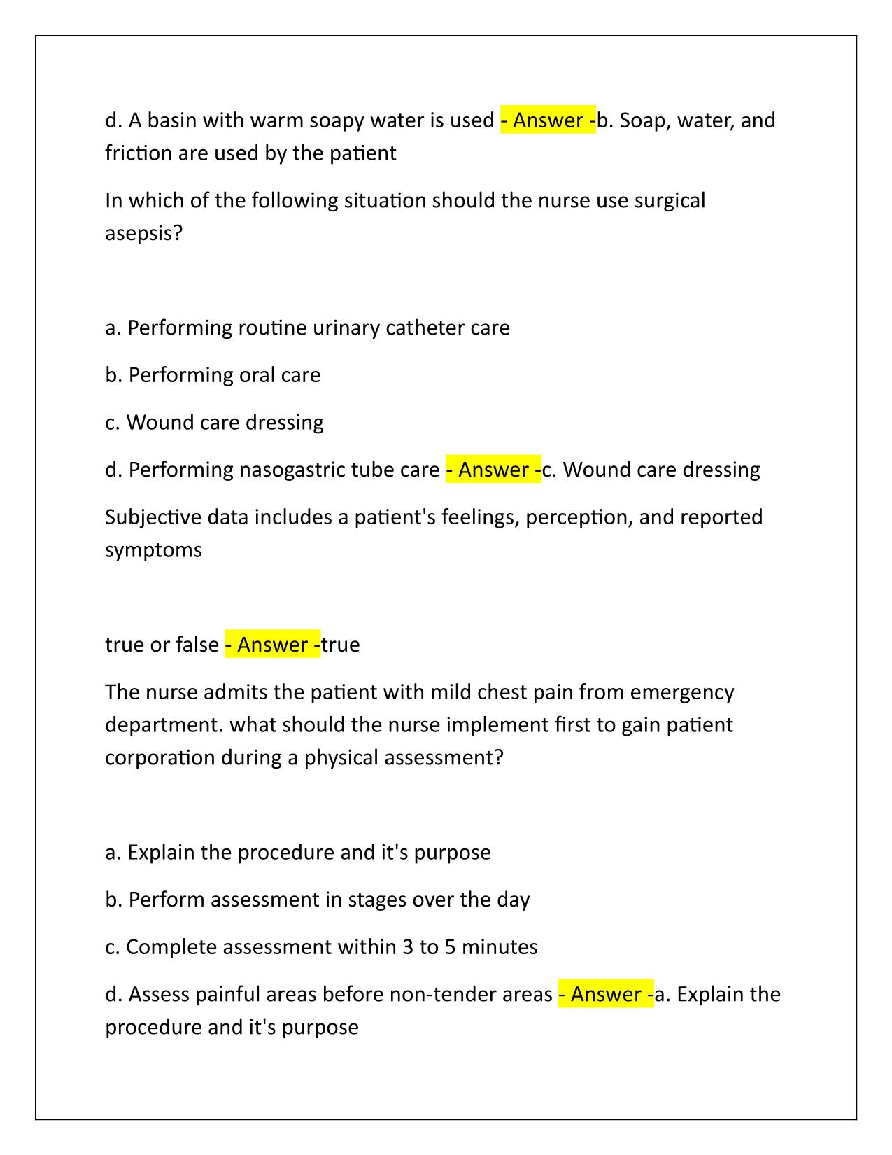 PN 2006 pre lec-quizzes Q&A Latest Update