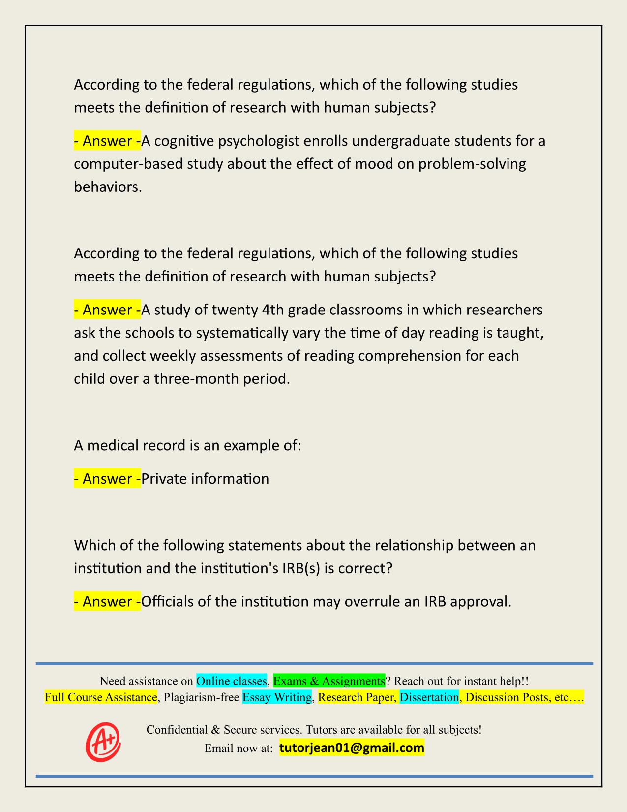 CITI STUDY 2 ACTUAL 2025/2026 QUESTIONS AND 100% CORRECT ANSWERS