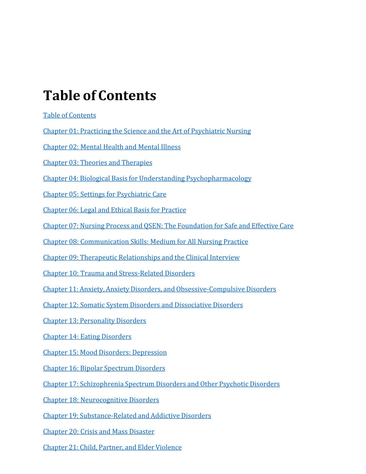 TEST BANK For Varcarolis Essentials of Psychiatric Mental Health Nursing 5th Ed Fosbre 2025 ISBN: 9780323810302