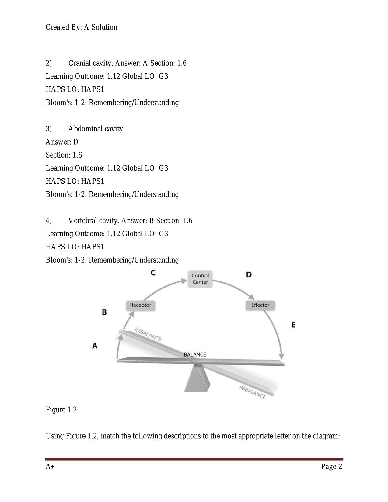 TEST BANK Human Anatomy & Physiology 12th Global Edition By Elaine Marieb ISBN: 9781292421803 Latest 2025/2026