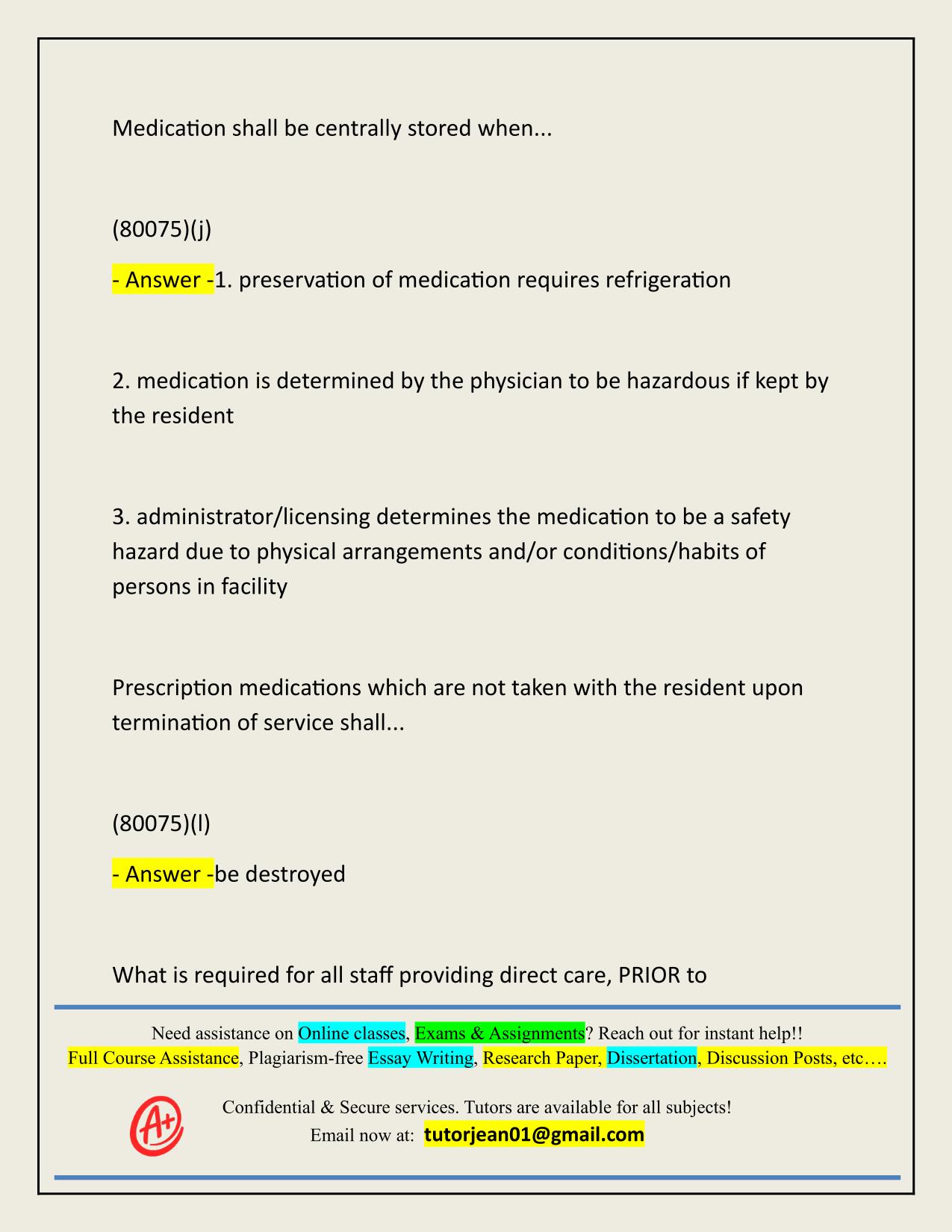 ADULT RESIDENTIAL FACILITY (ARF) PRACTICE TEST ACTUAL 2025/2026