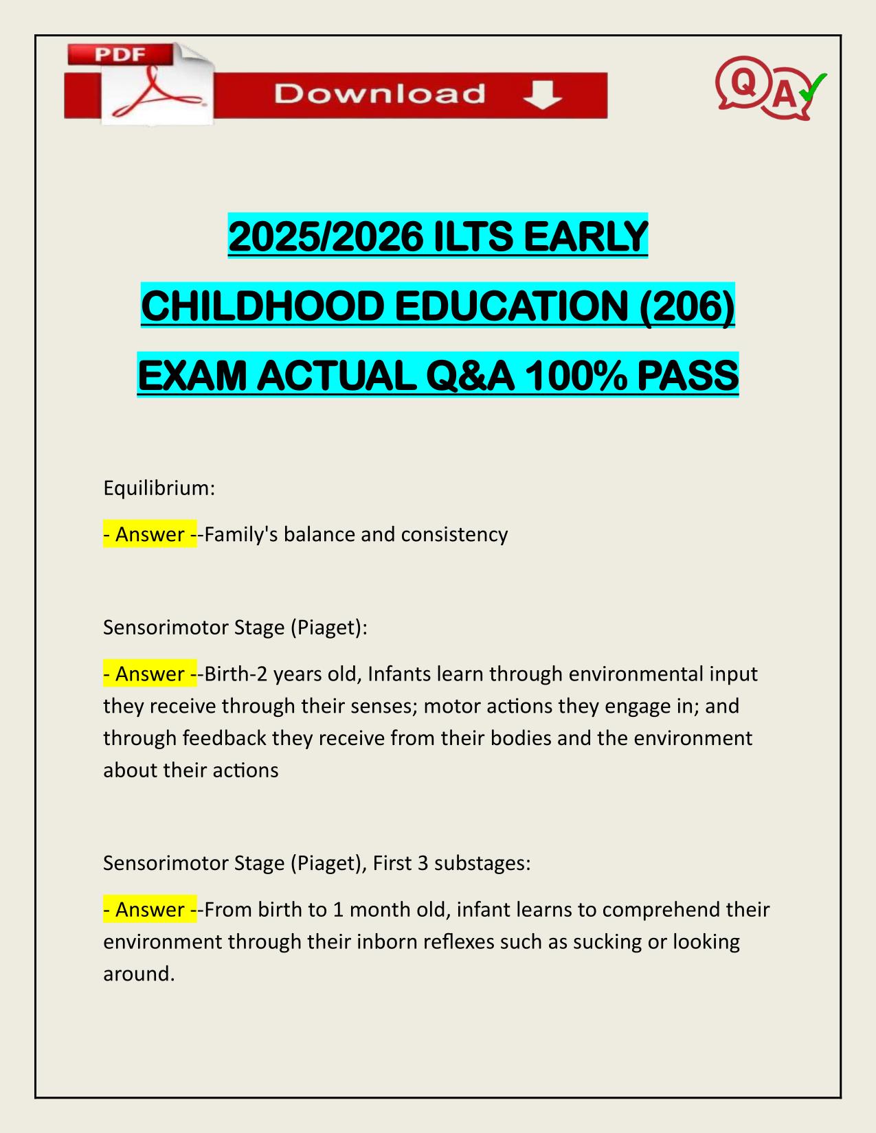 BUNDLE FOR ILTS 206 EXAMS ACTUAL 2025/2026 UPDATE