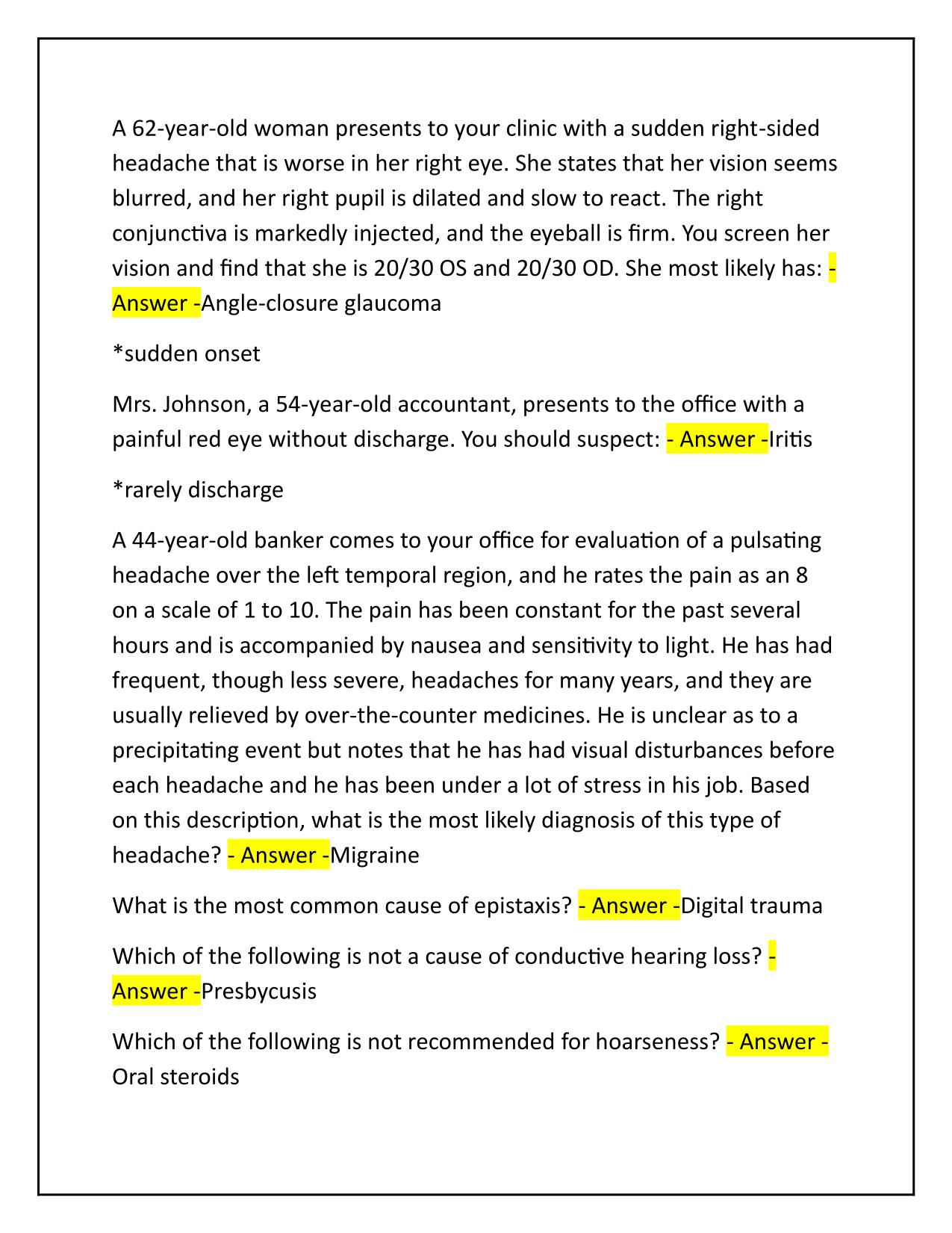 M4 Dunphy Exam Correctly Answered Latest Update