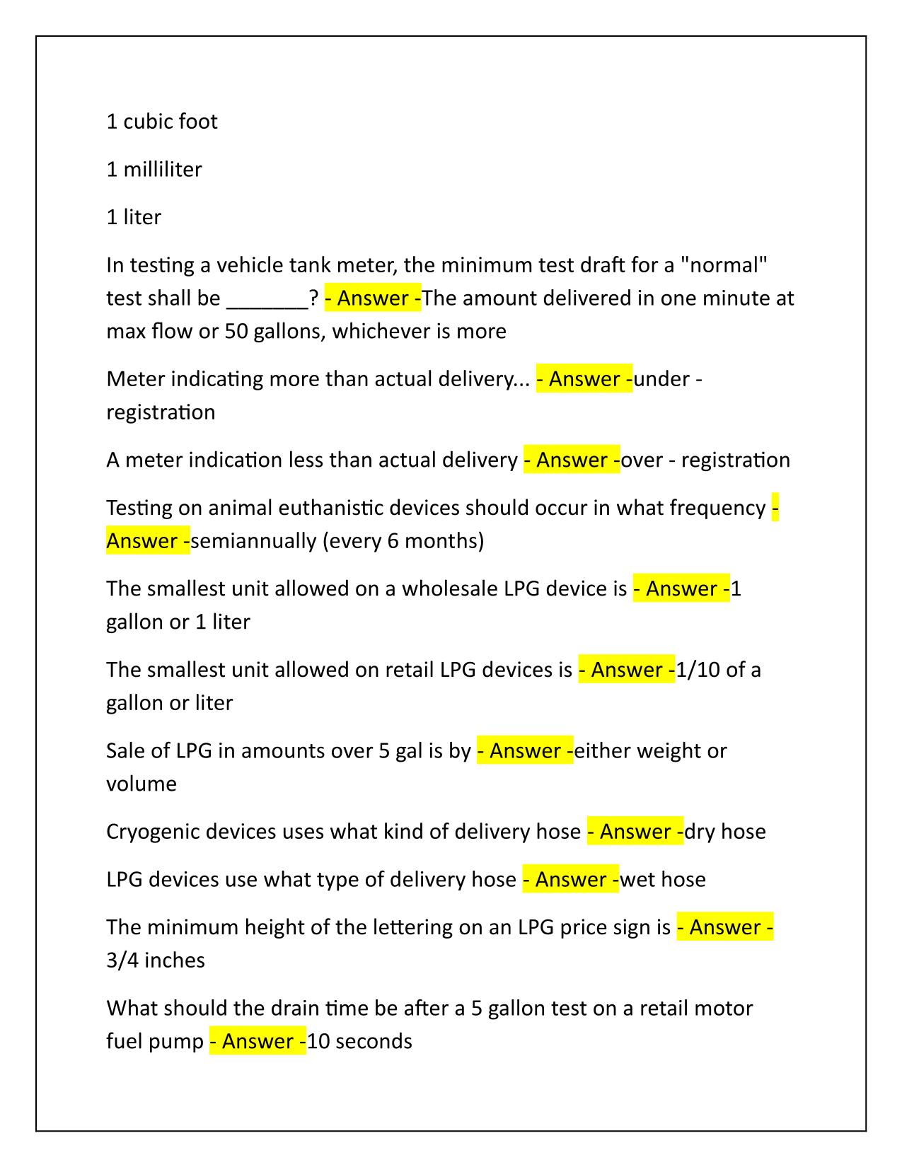 CDFA Measurement Verification Q&A Latest Update 