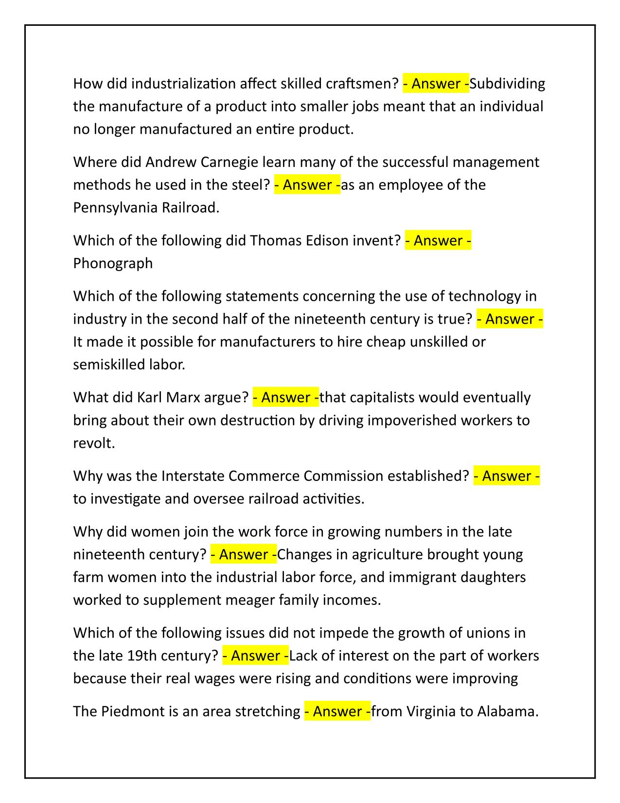ICC History Midterm Q&A Latest Update 100% PASS