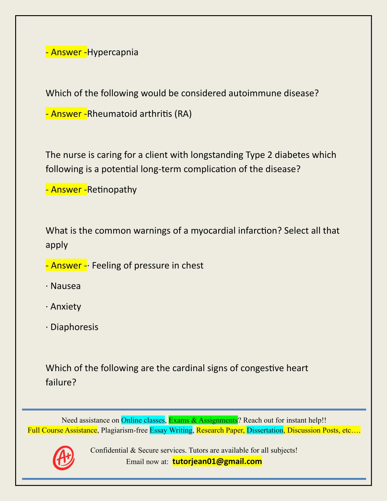 PATHO-NSG-120 FINAL EXAM REVIEW ACTUAL 2025/2026