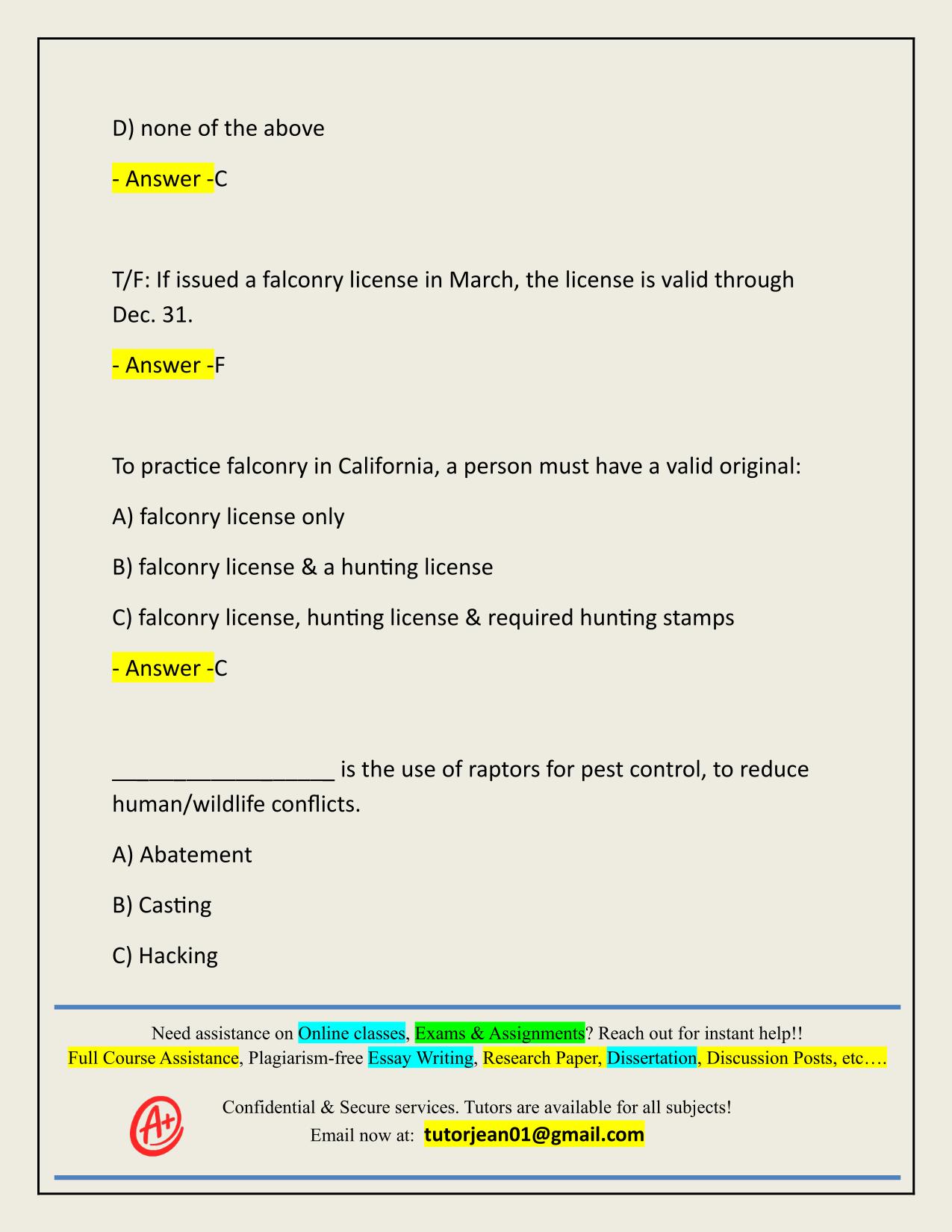 CALIFORNIA FALCONRY REGULATIONS ACTUAL 2025/2026