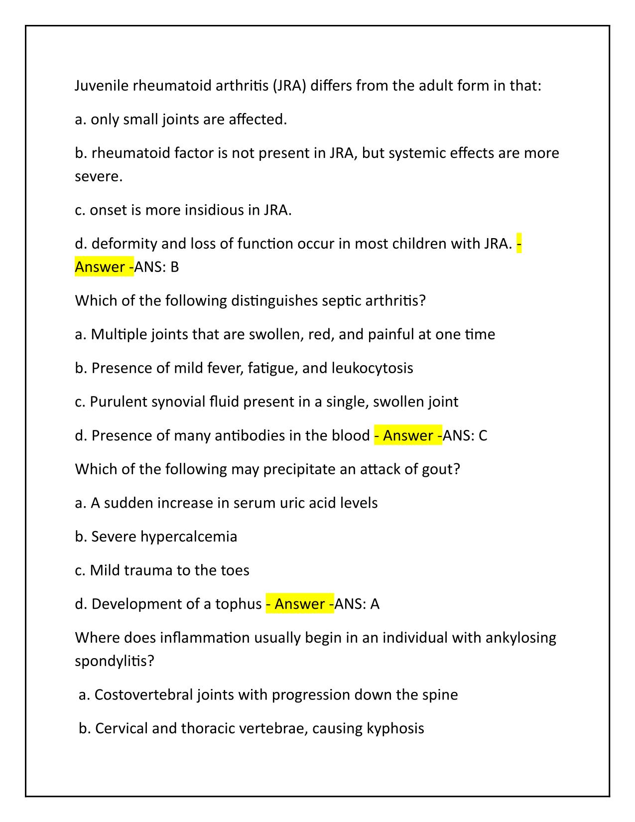MIDTERM 609 Part III Dunphy and Kennedy Q&A Latest Update