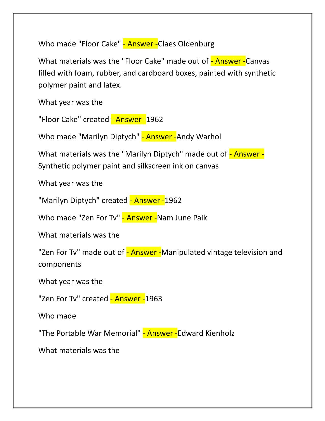 TAMYs Study Guide Q&A Latest Update 2025
