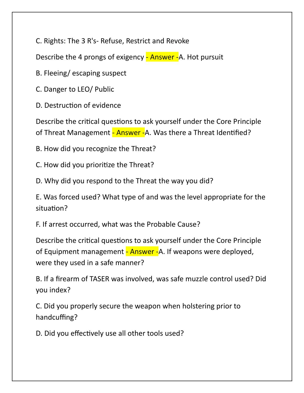 BLEA Study guide Correctly Answered Latest Update