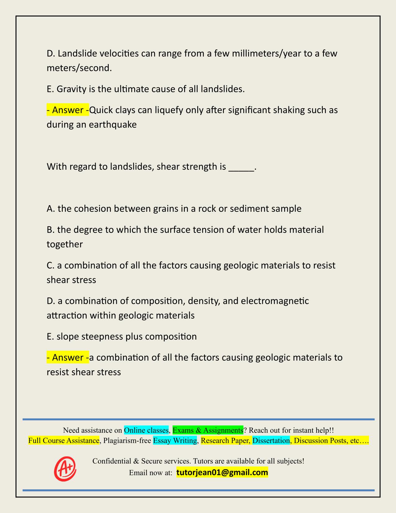 EOSC 114 LANDSLIDES ACTUAL 2025/2026