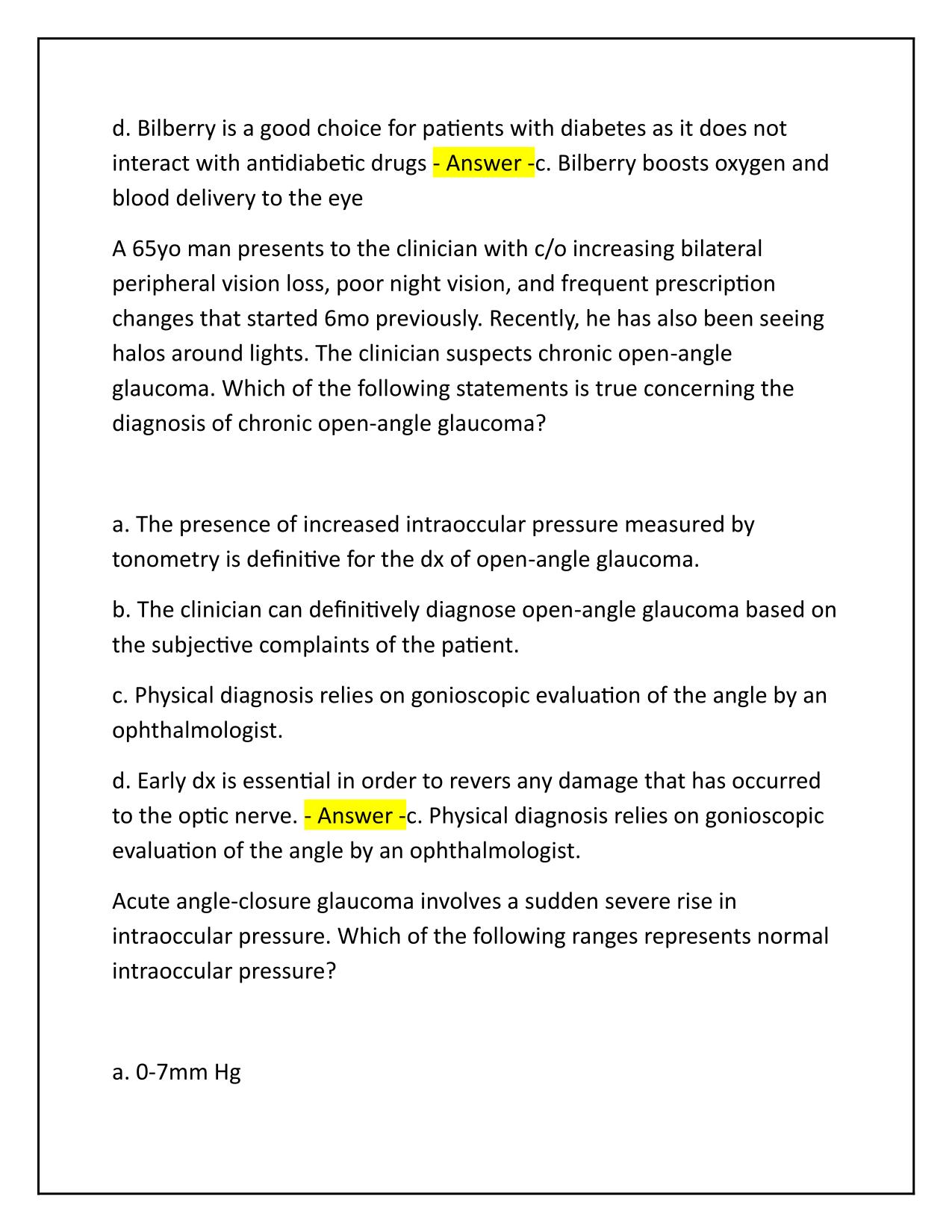 Dunphy Chapter 8-Study Questions and Correct Answers